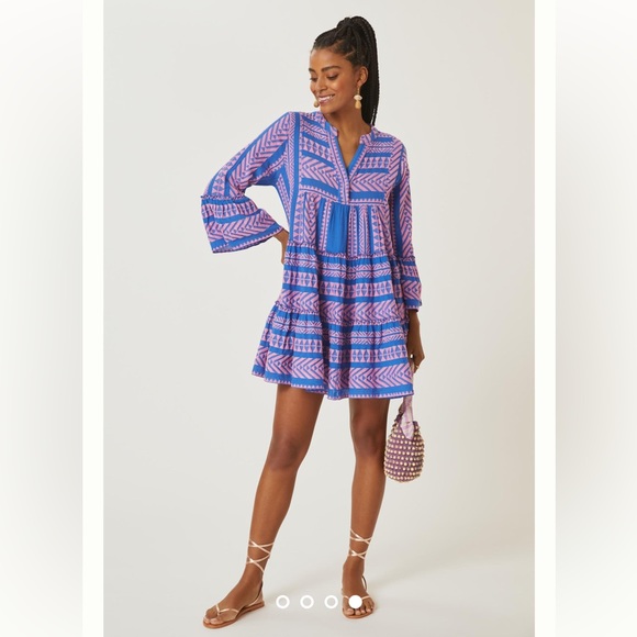 Devotion Twins Embroidered Ella Tunic Dress - Picture 2 of 16